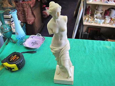 Antique Vintage 11 Alabaster Classic Figurine Sculptor A. Santini