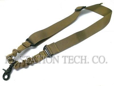 Bunch Bungee 1 One Point Buckle Sling for AEG Airsoft SMG Rifle