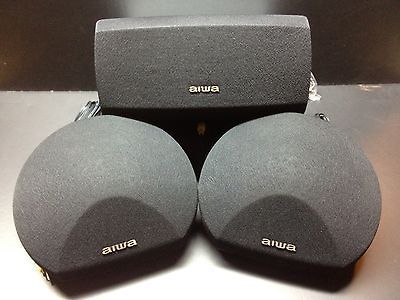 AIWA SX R275 SURROUND SPEAKER SYSTEM (3 pcs)