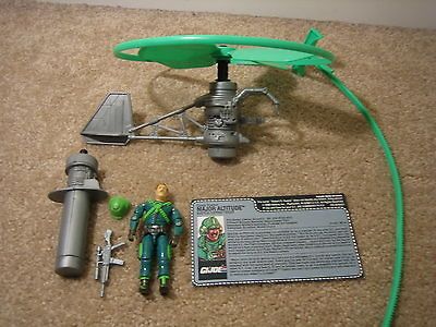 GI Joe 1991 BATTLE COPTER w/ MAJOR ALTITUDE Complete