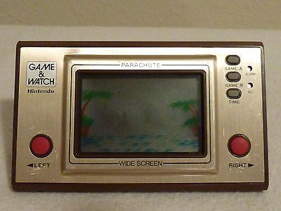 Vintage Nintendo Parachute Game and Watch Handheld Game 1981