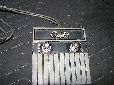 1960s Guild Trem Rev footswitch RARE Thunderbolt EXC Starfire