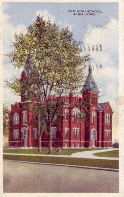 OLD HIGH SCHOOL ALBIA, IA 1926