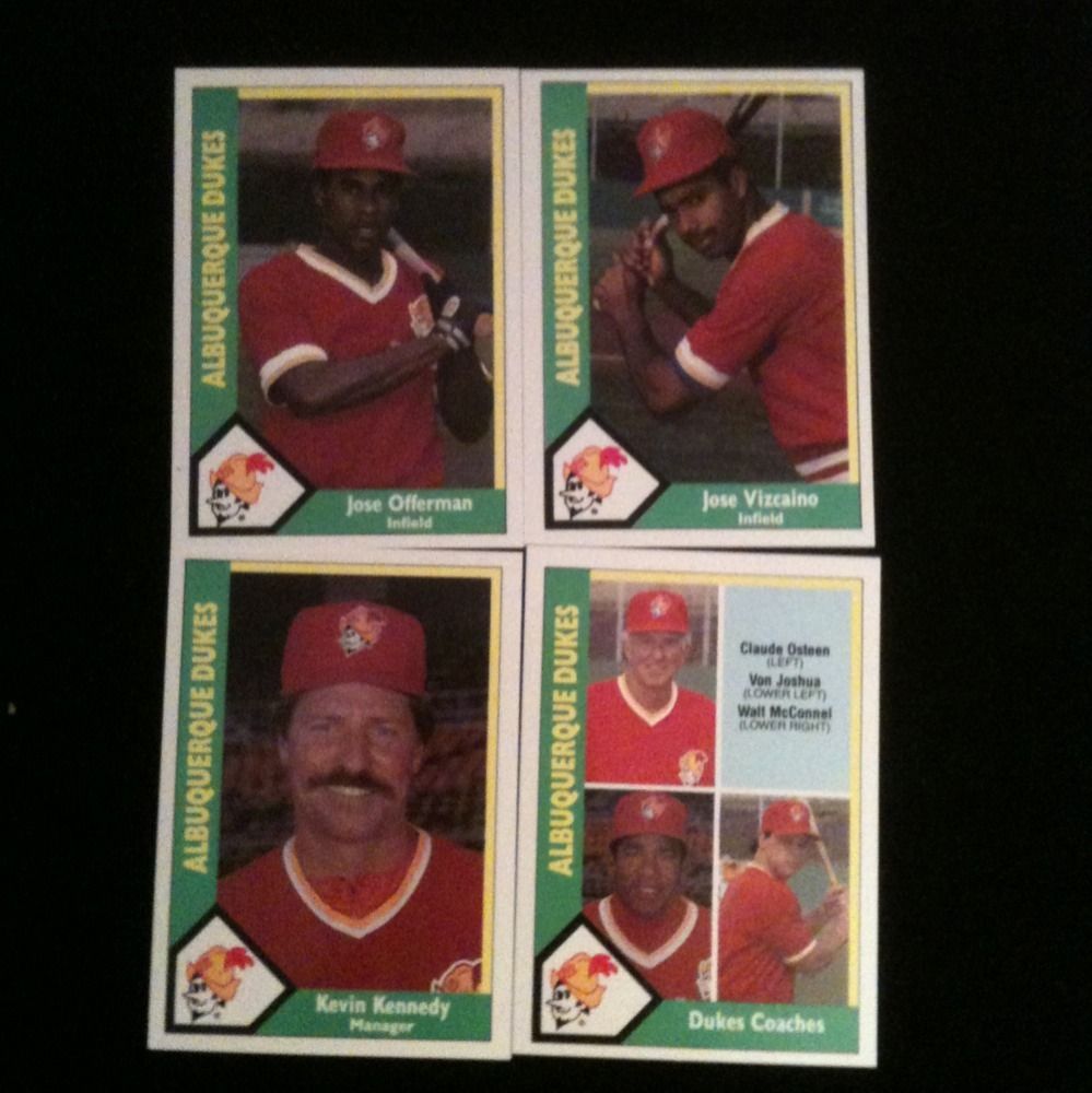 1990 Albuquerque Dukes Team Set