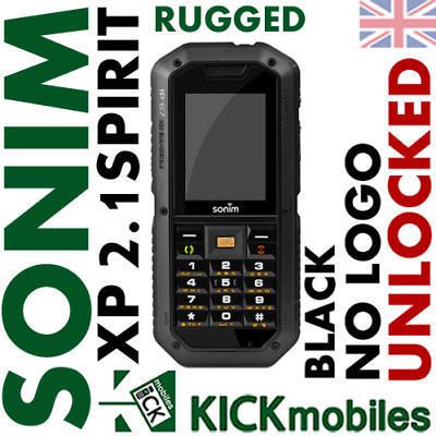 BNIB SONIM XP2.1 SPIRIT BLACK RUGGED FACTORY UNLOCKED