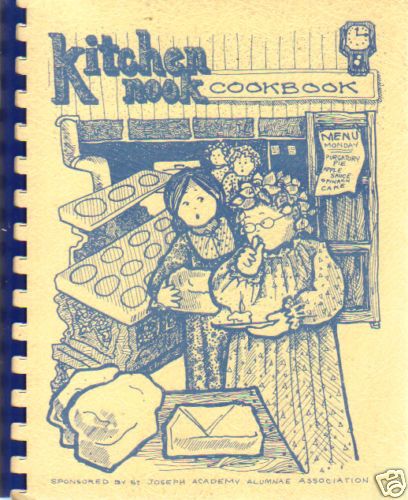 ADRIAN MI VINTAGE *KITCHEN NOOK COOK BOOK *SAINT JOSPEH ACADEMY ALUMS