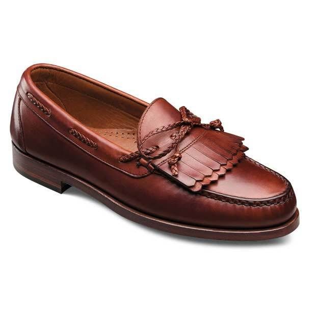 Allen Edmonds Mens Woodstock Chili Leather Slip On Shoe 44434