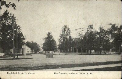 AMHERST PLAINS NH The Common c1910 Postcard