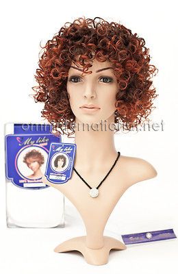 MyLike Full Wig Joy Fashion black brown mixed colors Brand New Free