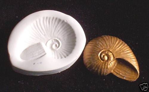 NAUTILUS #2 SHELL SEASHELL ~ CNS polymer clay mold