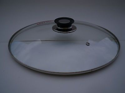 Tempered Glass Lid for Fry Pans or Pots 30 cm (12 inch) Diameter NEW