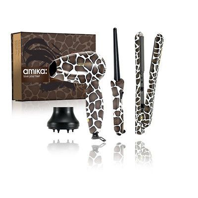 Amika Trio Hot Tools Set   straightener and curler, dual voltage