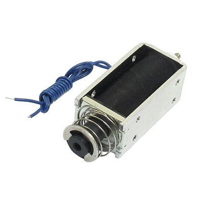 DC 12V Open Frame Solenoid Electromagnet 5mm 560g Holding Push Type