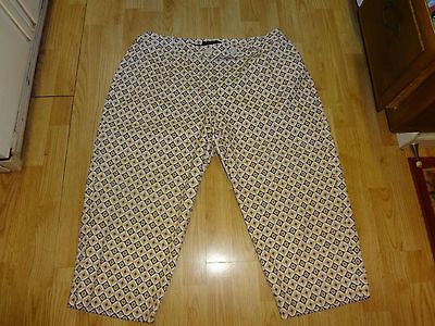 20WP TALBOTS classic Woman Plus cotton capri pants stretch petite