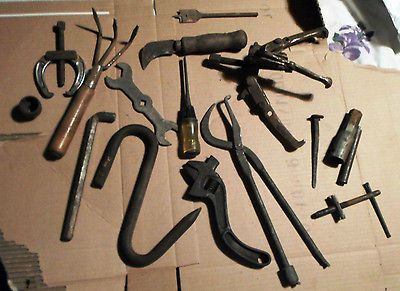 Vintage Barn Decor Hand Tools Rusty Broken Steampunk Old Parts Farm