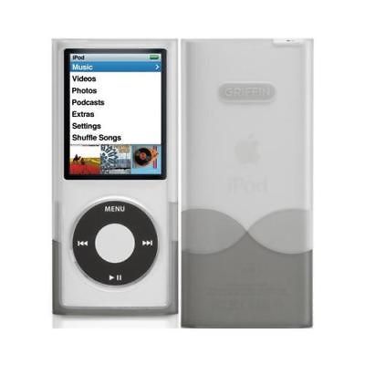 Apple Ipod Nano 4th Gen 4G Griffin Grey Wave Interlocking Clear Hard