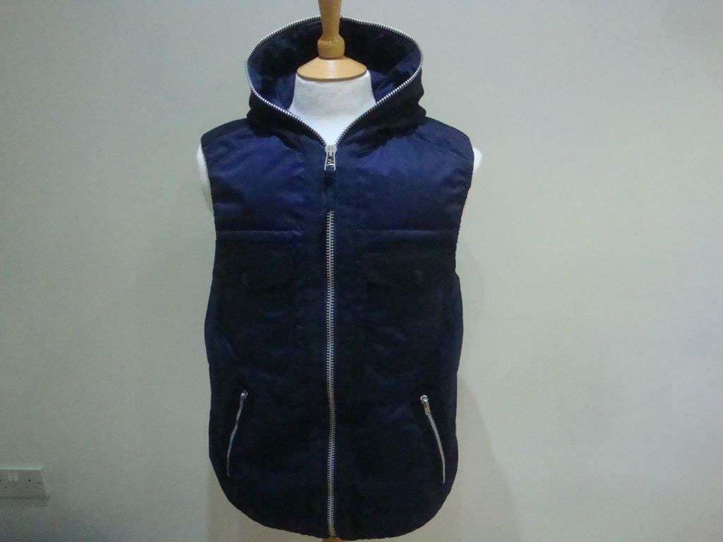 Comme des garcons Junya Watanabe x Duvetica Hooded gilet bodywarmer