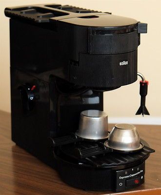 BRAUN ESPRESSO CAPPUCCINO PRO 3063 E600/E650 Dieter Rams Germany WORKS