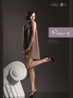 Fiore Idalia Luxurious Elite 20 Denier Pantyhose Tights Shiny Gloss