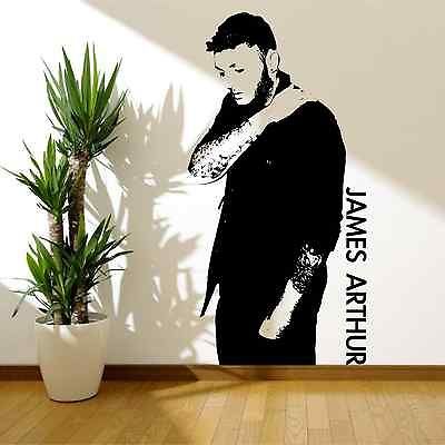 JAMES ARTHUR XFACTOR ALBUM FRONT WALL ART STICKER DECAL MURAL TRANSFER