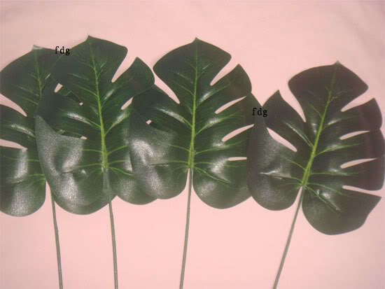 10pcs ARTIFICIAL Monstera BRANCH TREE SPRAY FAKE PLANT FAUX Foliage