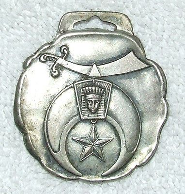 Vintage Masonic Mason Shriner Shriners Watch Fob Pendant