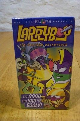 LARRYBOY The Good, the Bad and the Eggly VHS VIDEO