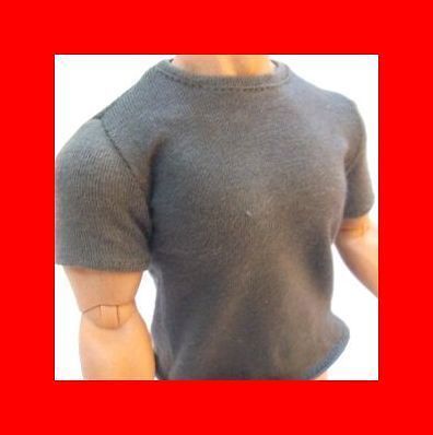 HOT TOYS TERMINATOR 2 MMS117 T2 T800 T 800 Arnold    1/6 GREY T SHIRT