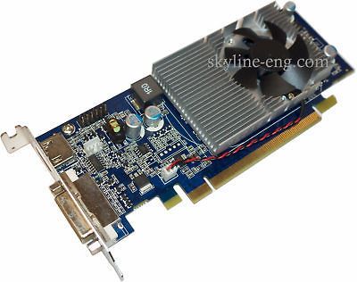 Low Profile GeForce G100 PCIx Video Card 512mb DDR2 DVI/HDMI VG.PCGT1