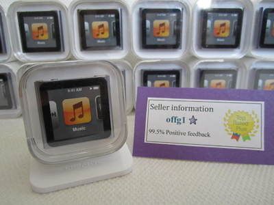 FACTORY SEALED~ Apple iPod nano 6th Generation Graphite 8 GB~ORIGINAL