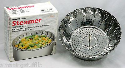 Stainless Steel Vegetable Steamer Fox Run Craftsmen Steaming Pan