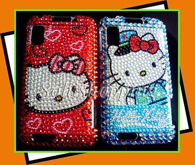 Kitty Bling Crystal Hard Case Cover for Motorola Atrix 4G MB860 RB