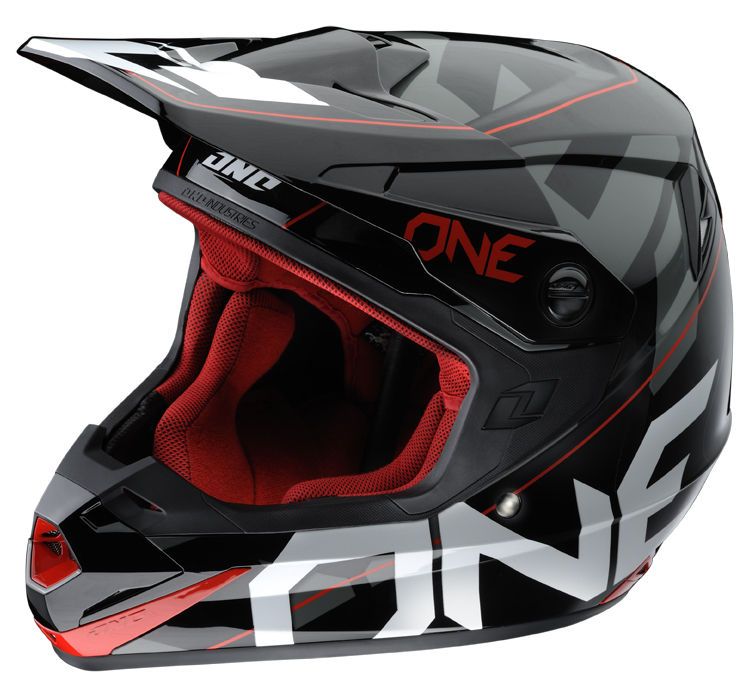 NEW 2013 ONE INDUSTRIES ATOM CYPHER MOTO MX DIRTBIKE HELMET BLACK/ RED