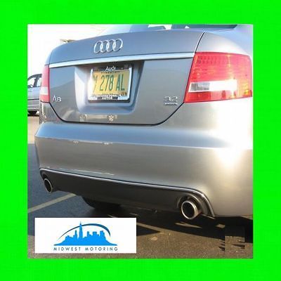 2005 2009 AUDI A6 S6 CHROME TRIM MOLDING FOR REAR VALANCE BUMPER W/5YR