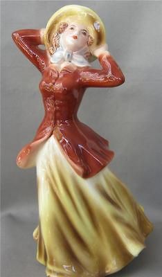 Vintage Keramos Glass Porcelain SCARLET Figurine Vienna Wien Austria