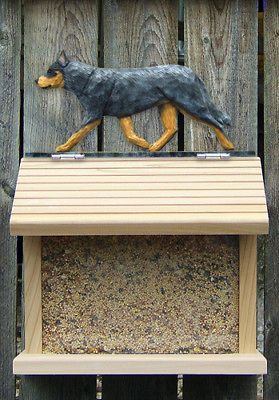 Bird Feeder W/ Australian Cattle Dog on Peak.Home,Yard & Garden