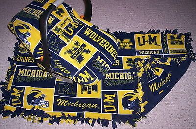 Baby Fleece Car Seat Cover NEW Univ of Michigan U of M