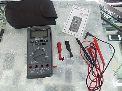 Snap On Multi Meter Auto Range True RMS EEDM525D EUC w/ cords