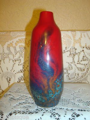 SUPERB~~ROYAL DOULTON ~~FLAMBE~~VEIN ED ~~1614~~VASE