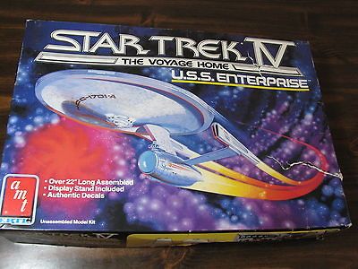 1986 MODEL KIT STAR TREK IV THE VOYAGE HOME U.S.S. ENTERPRISE PARTS