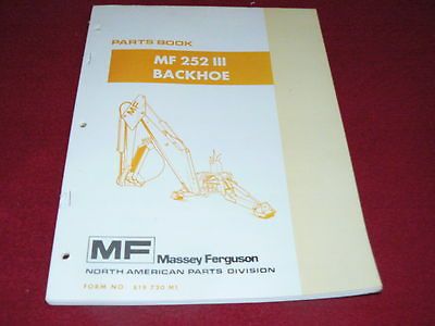 massey ferguson backhoe parts