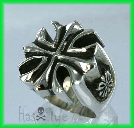 King Baby Studios GOTHIC Cross 925 Ring ANY SIZE