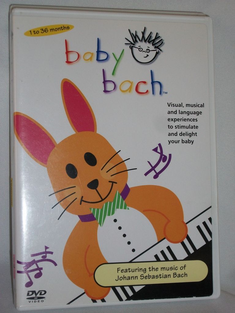 DVD Baby Einstein BABY BACH Music Johann Sebastian Visual Musical