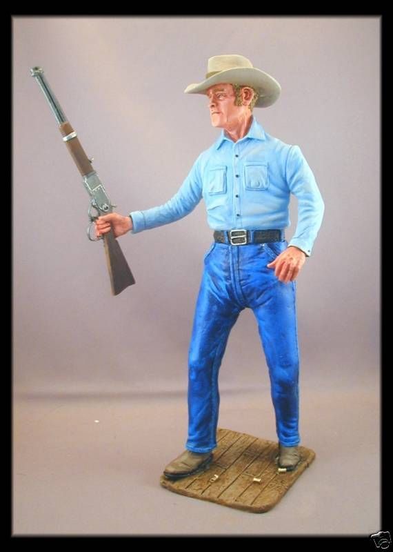 Model Cowboy With Trick 44 40 Winchester Kit Rifleman