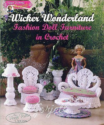 Wicker Wonderland Doll Furniture, Annies patterns