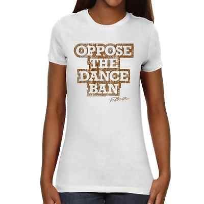 Footloose 2011 Ladies Dance Ban Slim Fit T Shirt   White