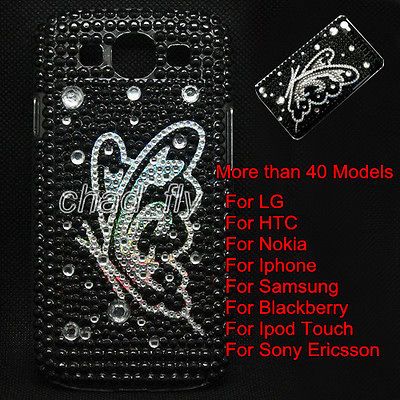 Diamond Bling Hard Back Case Cover Skin For Mobile Cell Phone