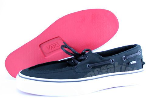 VN 0XC3 6BT] VANS ZAPATO DEL BARCO MEN BLACK/WHT 7 12