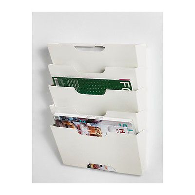 Ikea Kvissle Wall Magazine Rack White New