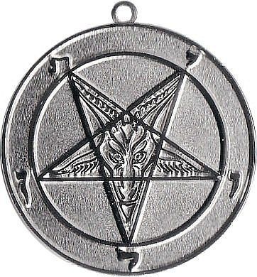 MED DIE STRUCK BAPHOMET PENDANT CHURCH OF SATAN LAVEY